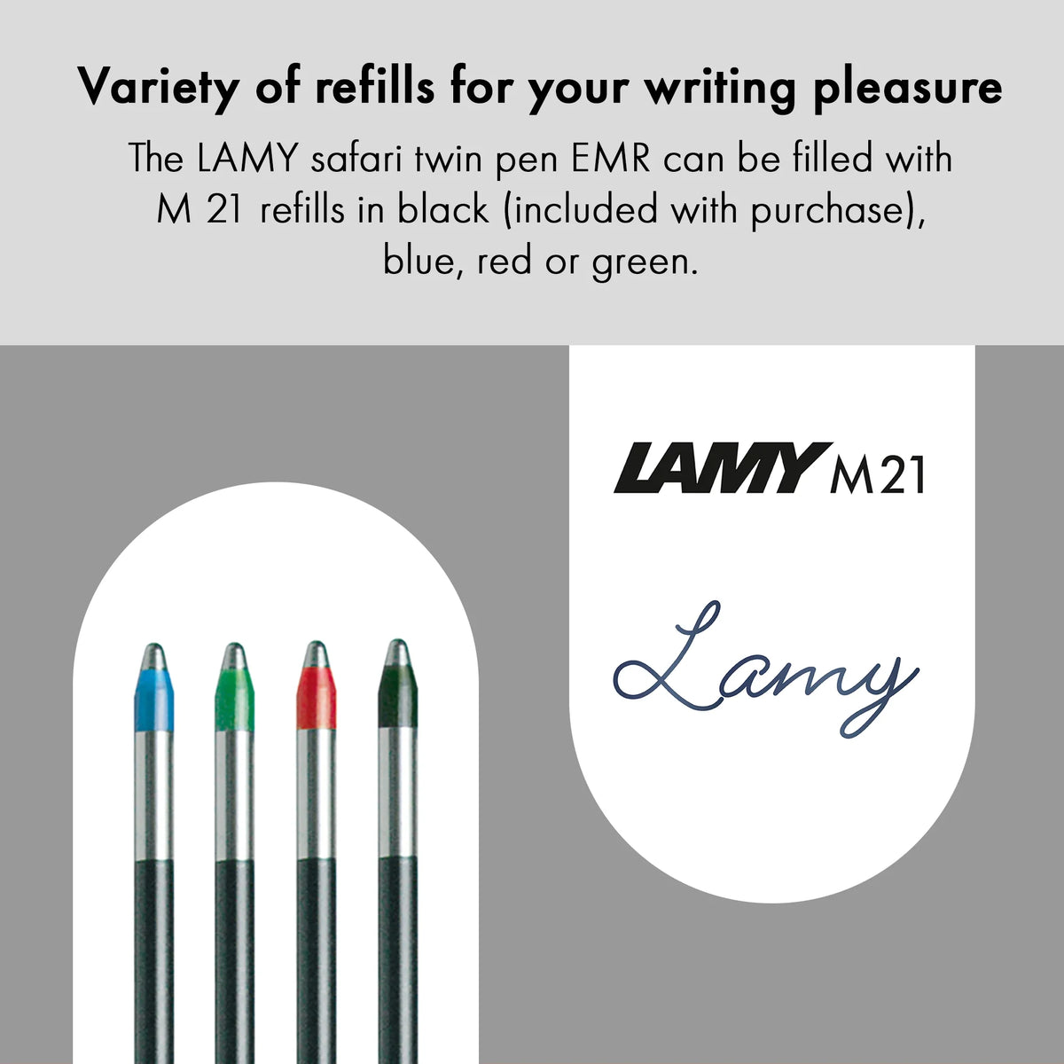 LAMY safari twin pen all black EMR Digital Writing