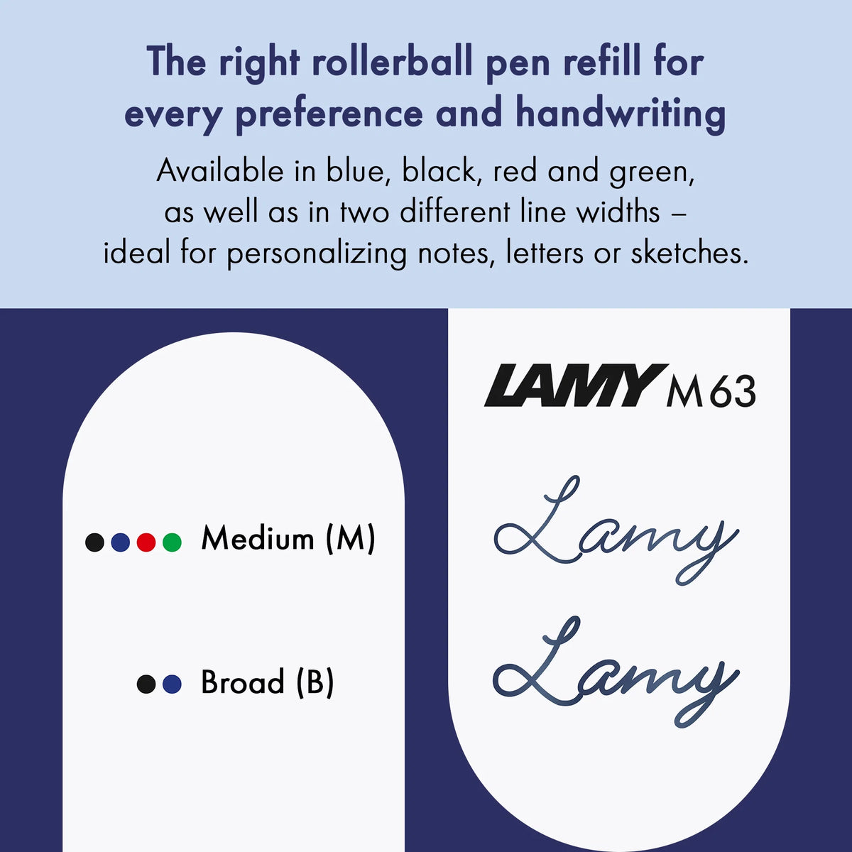 LAMY M 63 Roller Kalem Refill