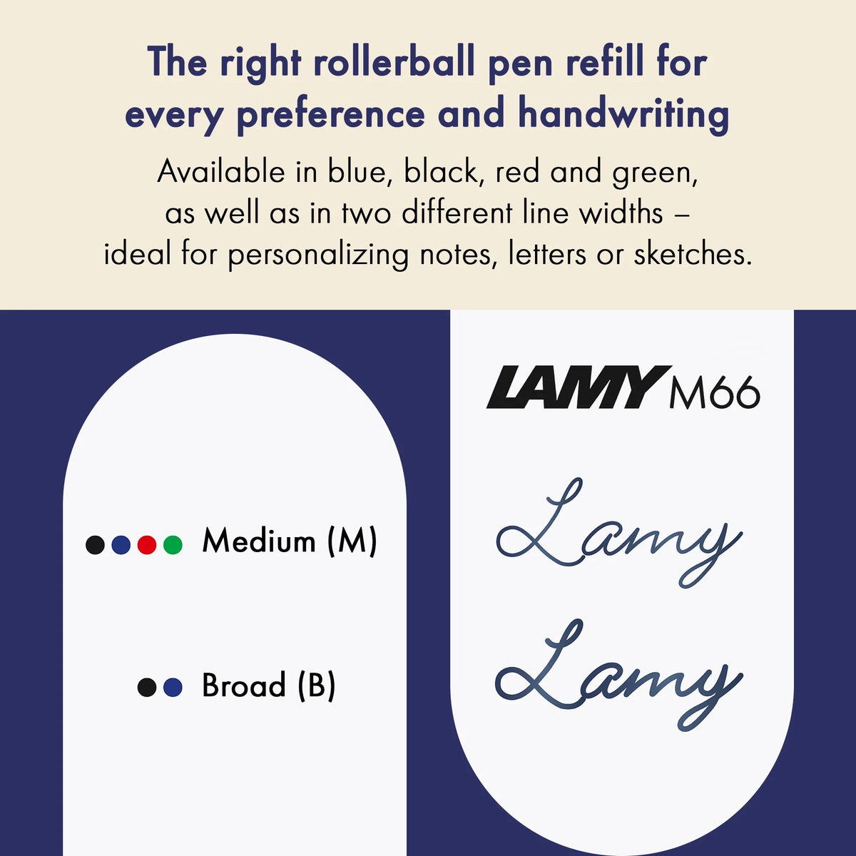 LAMY M 66 Roller Kalem Refill