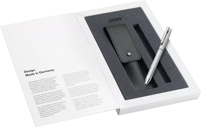 LAMY logolu ikili fırçalı kalem seti